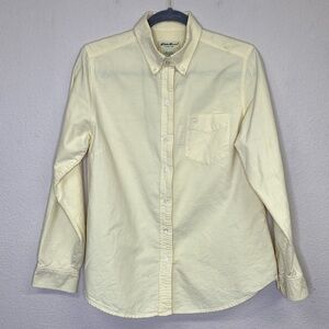 Eddie Bauer Button Front Shirt Size Medium